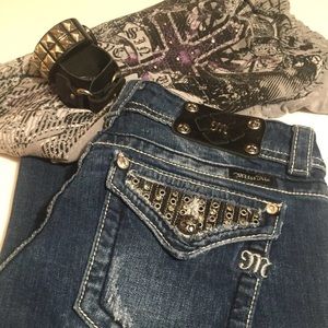 Miss Me Boot Cut Jeans Size 28